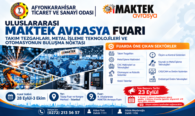 Uluslararası MAKTEK Avrasya Fuarı